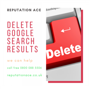 delete google search results, reputation management from reputation ace